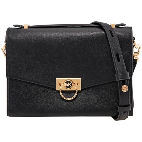 hendrix medium michael kors|Hendrix Medium Leather Messenger Bag .